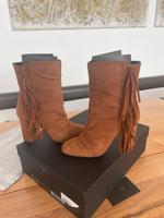 Giuseppe Zanotti Stiefel mit Fransen Stiefelette Luxus fast NEU Nordrhein-Westfalen - Langenfeld Vorschau