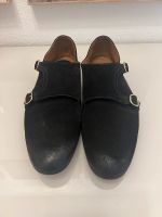 Herren Monk elegante Schuhe, Doucals Größe 41,5 in schwarz Bayern - Großmehring Vorschau