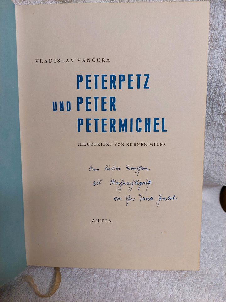 DDR Kinderbuch Peterpetz und Peter Petermichel in Mönchengladbach