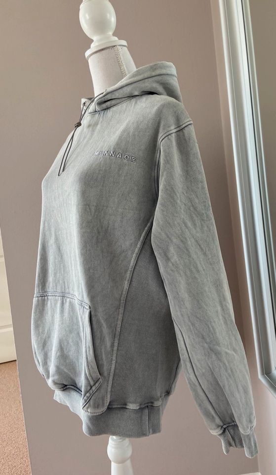 ‼️Mennace Unisex Washed Hoodie neuwertig lässiger Fit Größe S in Hagen am Teutoburger Wald