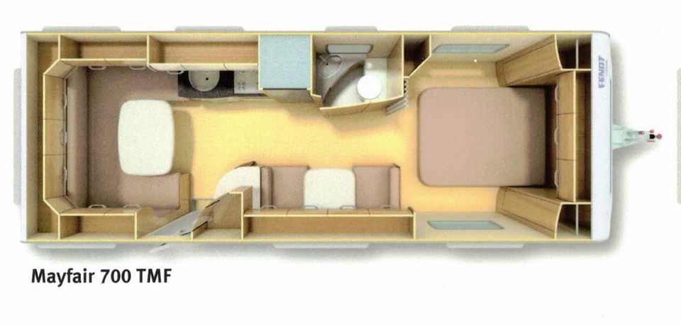Luxus Wohnwagen Fendt 700 TMF "Mayfair" Caravan in Isernhagen