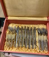 ABS 48 Teile Moos Nadel Dekor Besteck DDR Brandenburg - Mahlow Vorschau
