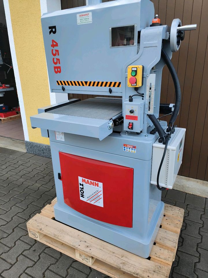 Holzmann Breitbandschleifmaschine R455B Aktion in Nabburg