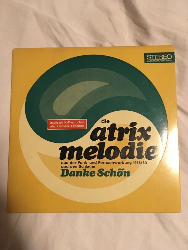 ATRIX-Werbe-Vinyl-Single * Dankeschön * 60er * Schallplatte in Dortmund