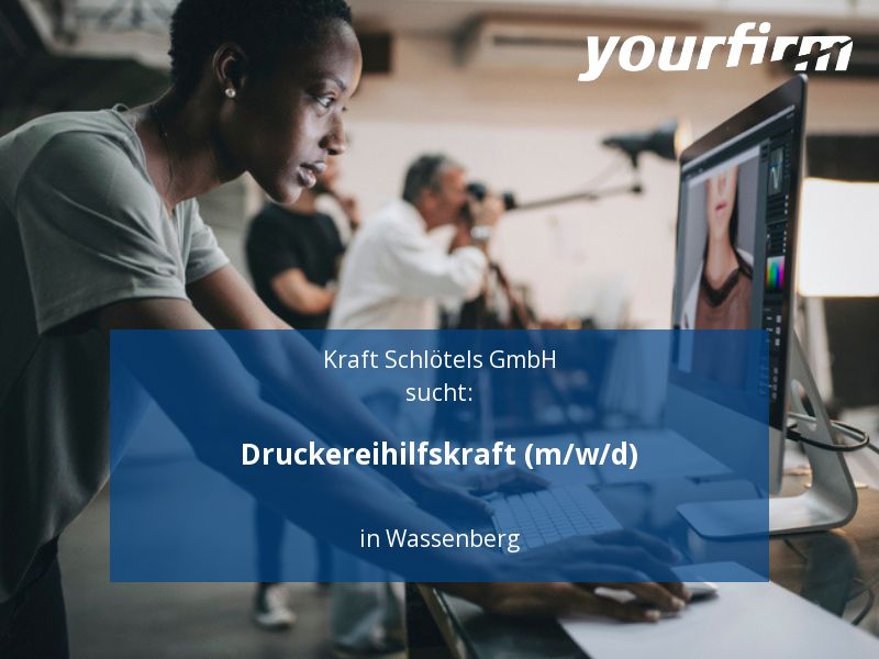 Druckereihilfskraft (m/w/d) | Wassenberg in Wassenberg