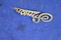 simson kr50 schriftzug knieblech logo emblem original schrift zug Sachsen - Tharandt Vorschau