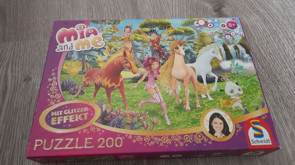 Mia and me Puzzlemit Glitzereffekt 200 Teile NEUWERTIG in Ehrenfriedersdorf