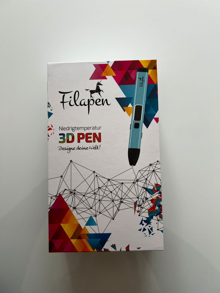 Filapen 3D Stift mit 10 Filamenten und Etui Basteln NEU in Neusäß