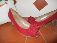 ~ Gabor ~ Wildleder Peeptoes Pumps  Gr. 8 / 41 Rot Baden-Württemberg - Burladingen Vorschau