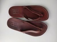 Unisex Echtes Leder Camel Sandalen Flipflops Schuhe Innenstadt - Köln Altstadt Vorschau