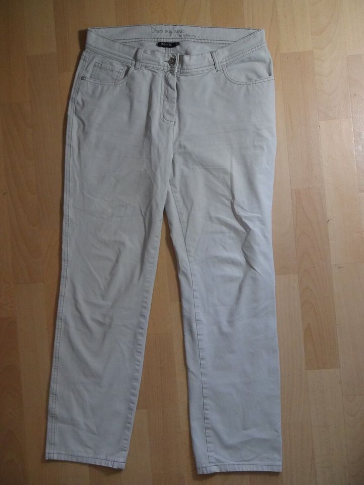 Bonita Damen Jeans Hose Gr. 40-42 grau-ton stretch in Schwerin