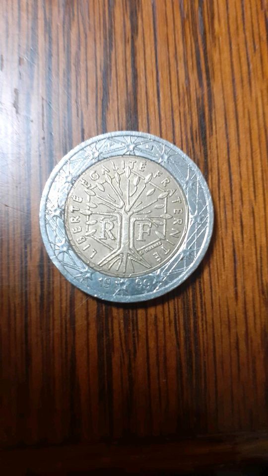 2 euro Frankreich 1999 Mit feler in Emsbüren