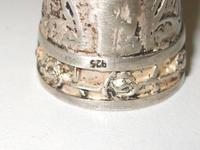 Fingerhut Silber 925 - Rand mit Rosen Bayern - Gauting Vorschau