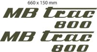 MB Trac 800 Aufkleber Niedersachsen - Scheeßel Vorschau