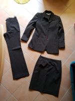 Nadelstreifen Kombi 3 Teile Rock Hose Blazer Braun/ Mint Gr.38/40 Hessen - Offenbach Vorschau