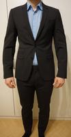 Digel Anzug Extra slim fit dunkelgrau meliert, Jacke 46 Hose 48 Baden-Württemberg - Karlsruhe Vorschau