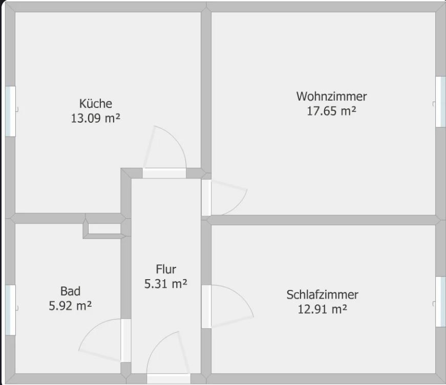 343.02 Schöne 2 ZKB Wohnung in Rudolf-Breitscheid-Str. 43 in Flöha in Flöha 