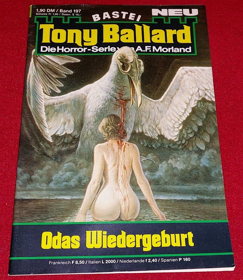 Tony Ballard Nr.2 , Nr.4 , Nr.197 seltene Gruselromane in Braunschweig