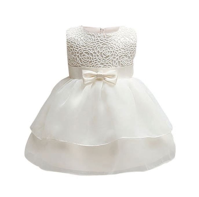 Baby Mädchen Kleid Taufe Fest Hochzeit mit Spitze NEU Gr. 80 in Hettingen