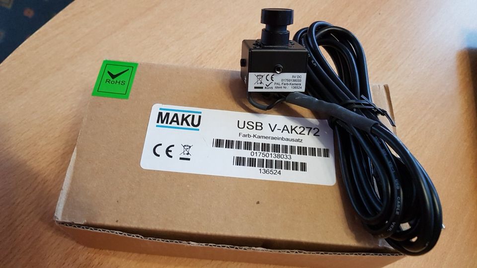 Kamera MAKU Farb-Kameraeinsatz mit Kabel 1,8 m. lang, USB in Büren