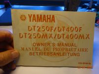 Yamaha DT 250F,DT 400F,DT 250MX,DT 400 MX Handbuch Bayern - Haibach Unterfr. Vorschau