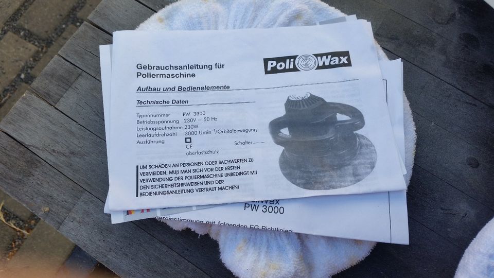 Poliermaschiene Poli Wax PW3000 in Wächtersbach