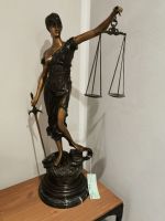 Justitia Bronze Statue Selten aus den USA 75 cm Hoch ca. 10 KG ! Hessen - Söhrewald Vorschau