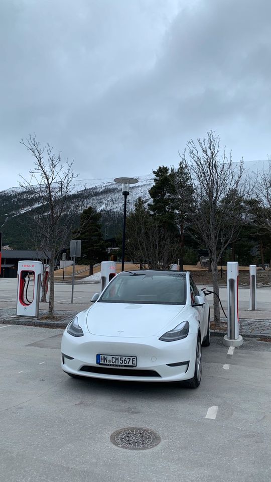 Tesla Model Y AWD LR mit Spoiler & Winterreifen in Schwaigern