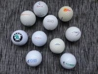 10 Golfbälle mit Werbeaufdruck u. a. Linde, Bayer, Audi,Skoda,KHS Duisburg - Meiderich/Beeck Vorschau