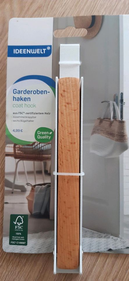 Garderobenhaken, neu in Ahnsen