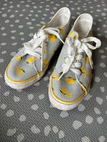 Damen Canvas Schuhe Gr. 39 Zitronen weiß blau Streifen Sommer Berlin - Borsigwalde Vorschau