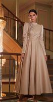 Abendkleid Ballkleid Verlobungskleid  Farbe Gold Beige  Größe 40 Nordrhein-Westfalen - Oer-Erkenschwick Vorschau