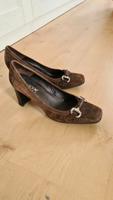 Braune Pumps aus Wildleder Bayern - Pentling Vorschau