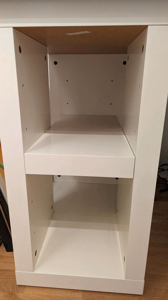 IKEA Schreibtisch schwarz/weiß GRUVNAN/ANNEFORS in Netphen