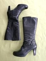 gefütterte Tamaris Echtleder Winterstiefel Stiefel 39 schwarz Sachsen - Klingenthal Vorschau