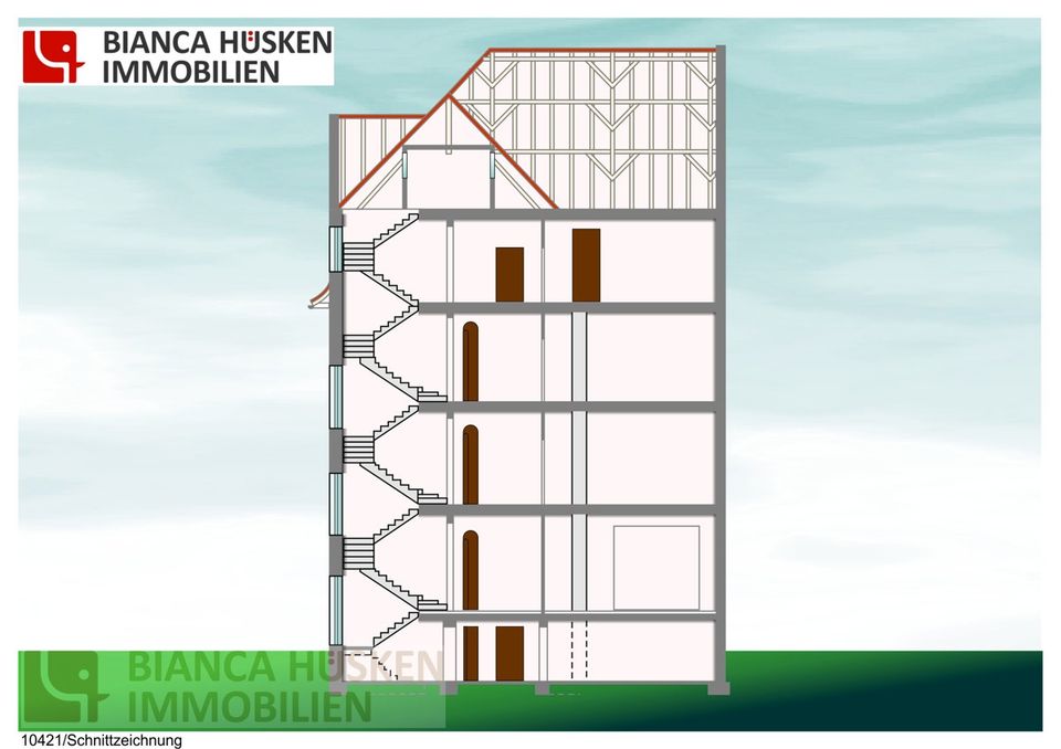 Jugendstil- Stadtvilla direkt am Park in exponierter Topwohnlage Hamm in Hamm