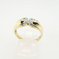 Brillant Gold Ring 585/14kt Gr.58 ca. 0,10ct Brillantschmuck Kiel - Mitte Vorschau