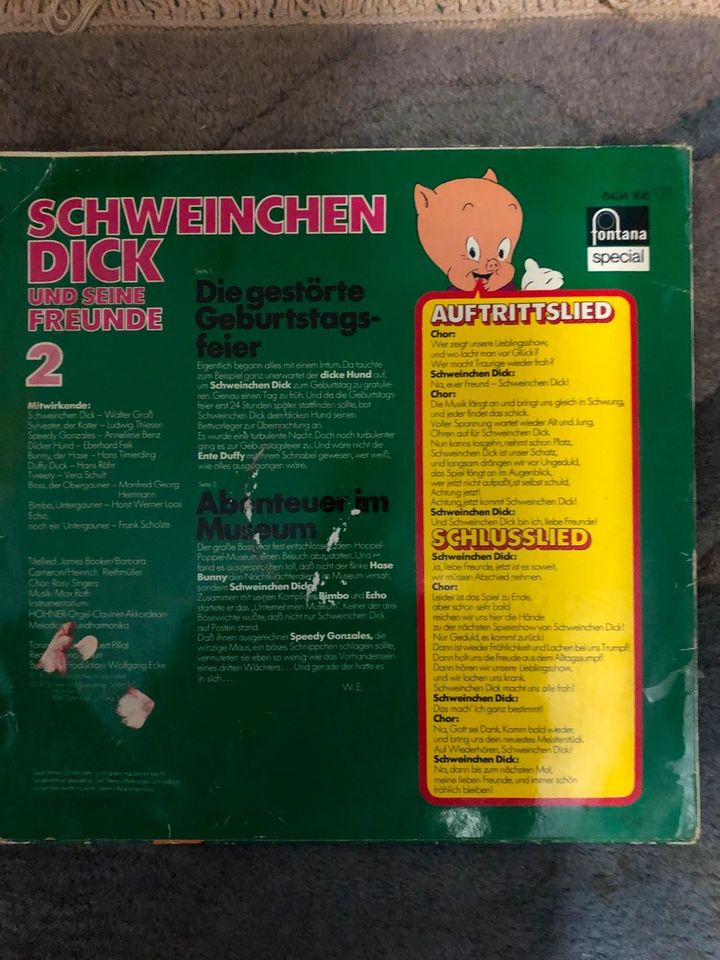 Schweinchen Dick und seine Freunde Vinyl Schallplatte LP in Ebelsbach