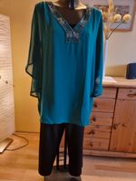 Bluse Smaragdgrün Gr. 50 Leggins dazu geschenkt Saarland - Blieskastel Vorschau