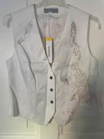 Iceberg Weste bestickt Creme/beige Gr.50ital./42dt. - neu Hessen - Limburg Vorschau