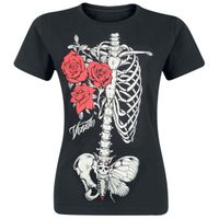 VixxSin T Shirt Damen Skelett Rose Bones Knochen Gothic Gr. XXL Bayern - Aichach Vorschau