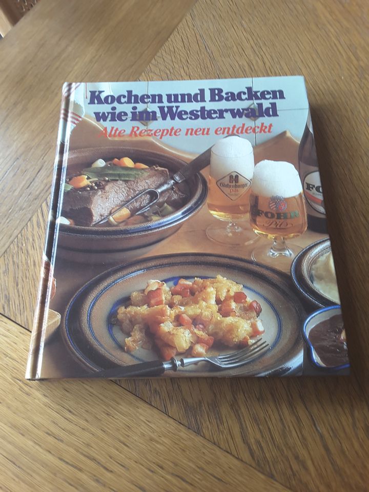 Kochbuch Kochen und Backen wie im Westerwald 1984 in Villmar