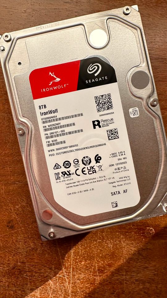 SEAGATE IRONWOLF 8 TB ST8000VN004 in Güglingen