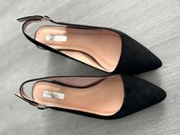Damen Absatzschuhe Spitz mit niedrigem Absatz schwarz Essen - Schonnebeck Vorschau