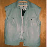 Studio ID Designer Leder Weste Jacke blue L neu  360€€€€€€€€€€ Saarbrücken-Mitte - St Johann Vorschau