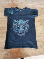 Cooles T-Shirt, Raubkatze, Gr. 152, Handmade, Bio-Baumwolle Hessen - Laubach Vorschau