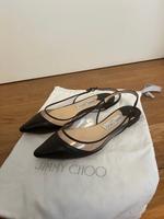 Schwarze Jimmy Choo Erin Slingback Flats mit transparentem Detail Hessen - Bad Homburg Vorschau