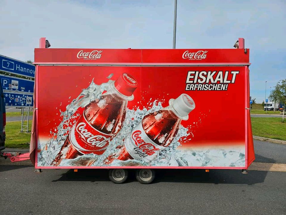 Roka XXL Coca-Cola  Bierwagen mieten zu vermieten Ausschankwagen Getränkewagen Cocktail wagen / Mobile Cocktailbarwagen mieten zu vermieten in Groß-Gerau