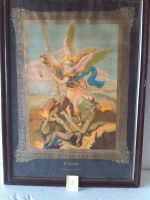 Altes antikes Christl.Bild, "St. Michael", Sammeln, selten Rheinland-Pfalz - Kempfeld Vorschau