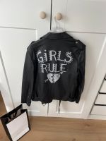 Zara Biker Jacke S Leder Optik Kunstleder Print Girls Oversized Bayern - Aichach Vorschau